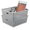Simplify Slide 2 Stack It Shallow Tote Baskets, 2ct.